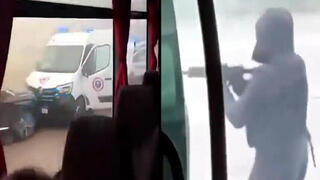 חמושים תוקפים רכבי סוהרים שהובילו אסיר בכביש באזור נורמנדי בצפון צרפת