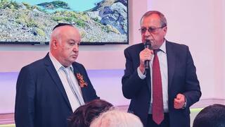 שגריר רוסיה בישראל באירוע חגיגי לרגל הניצחון על הנאצים בעיצומו של יום הזיכרון