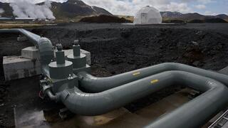 האתר באיסלנד בו מבוצעת הטמנת פחמן דו-חמצני בקרקע