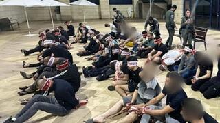 לוחמי מג"ב תפסו 61 שוהים בלתי חוקיים במבנה ביפו