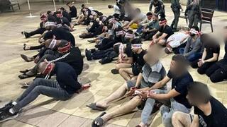 לוחמי מג"ב תפסו 61 שוהים בלתי חוקיים במבנה ביפו