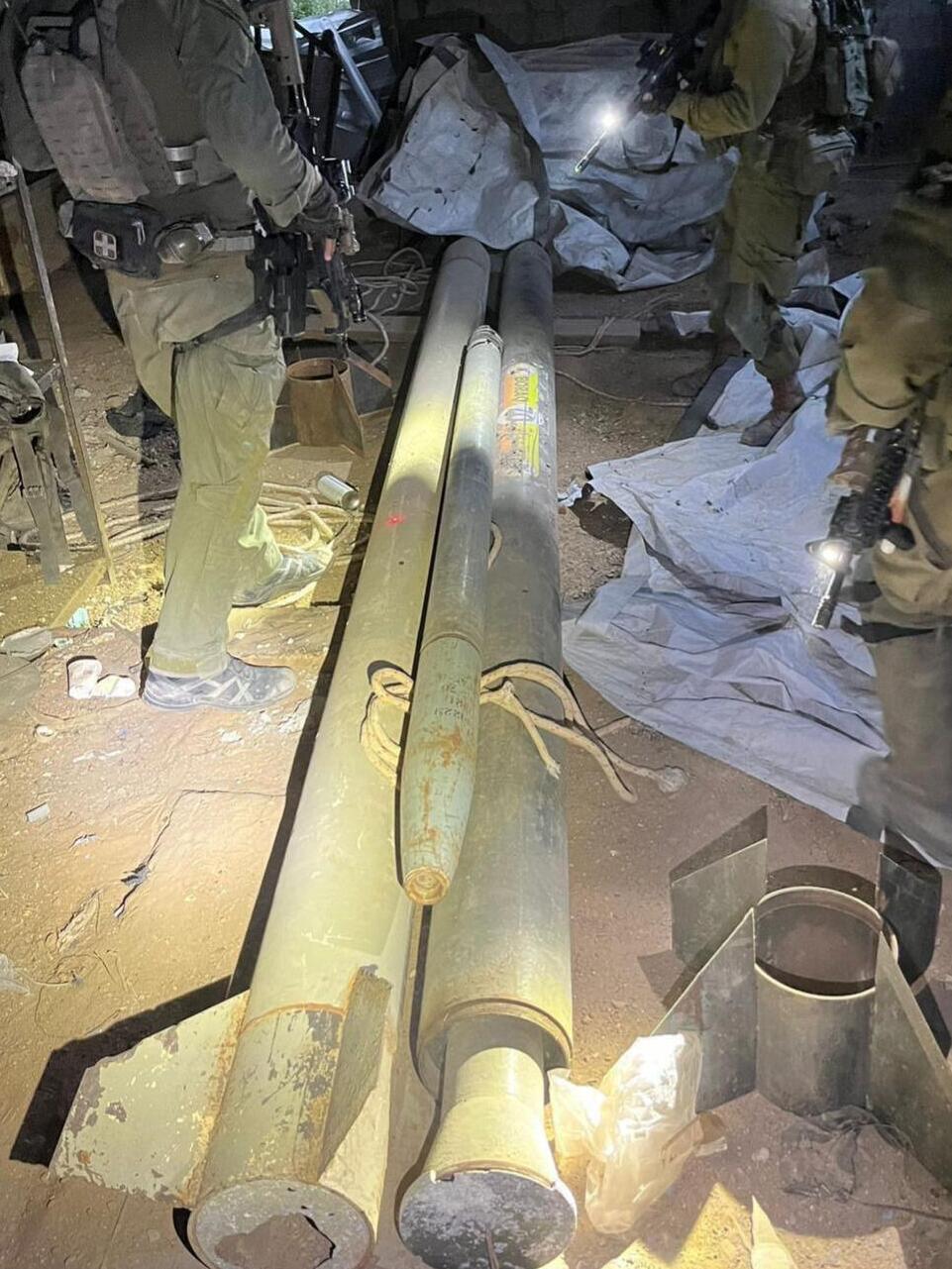 תיעוד של המחרטה שאותרה על ידי הכוחות