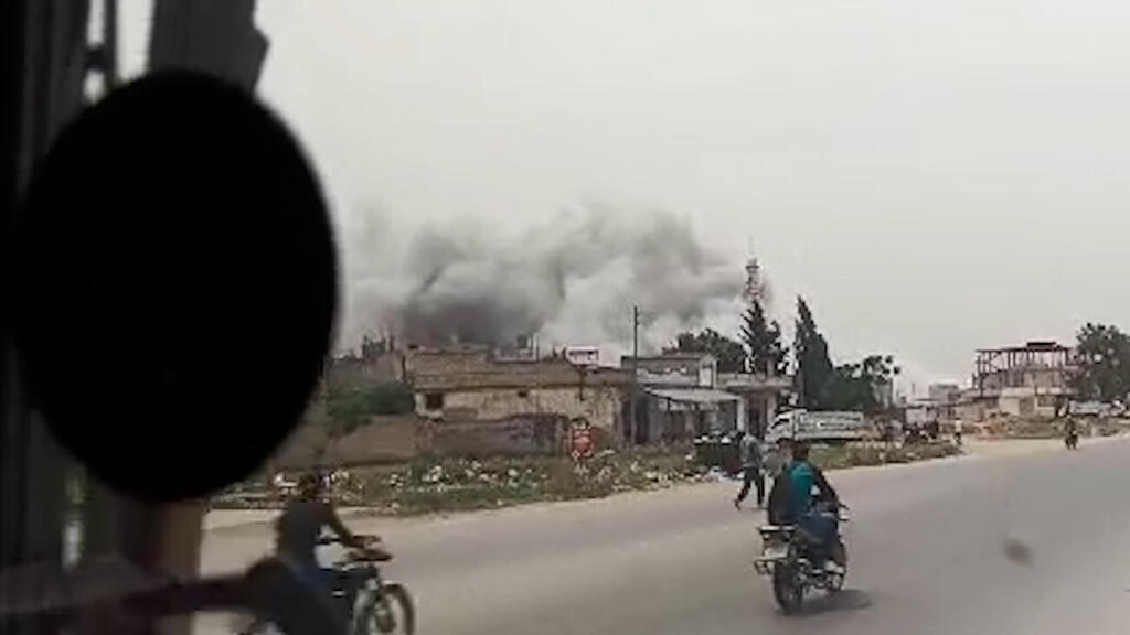 תיעוד: תקיפות חיל האוויר באזור אל-קוסיר בסוריה