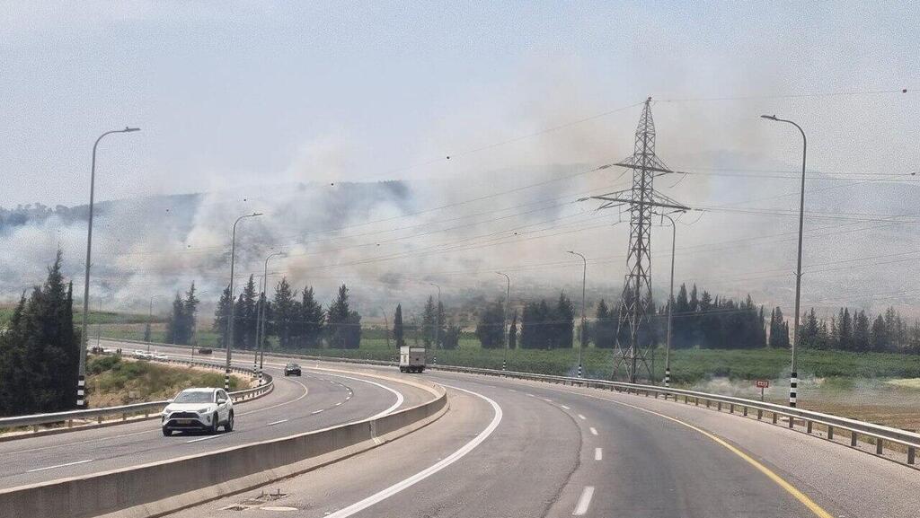 תיעוד מנפילות הרקטות בגליל העליון