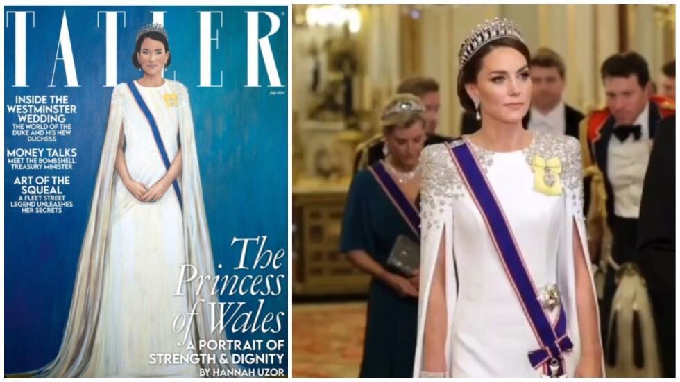 Новая обложка журнала Tatler и Кейт Миддлтон на балу в 2022 году 