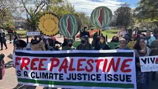 מחאה אנטי ישראלית של  Climate Justice Alliance