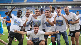 עירוני טבריה חוגגת עלייה לליגת העל