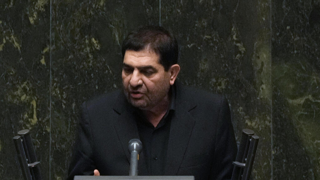 נשיא איראן הזמני מוחמד מוחבר מוחאבר נאום ראשון פרלמנט