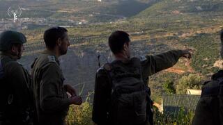 כוחות צה"ל בתרגיל אוגדתי וחטיבתי המדמה תמרון בלבנון