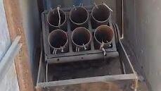 Hamas rocket launchers near the Rafah border with Egypt  