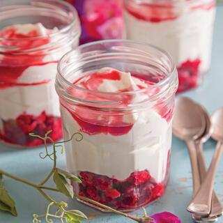 קרם ריקוטה ופירות יער