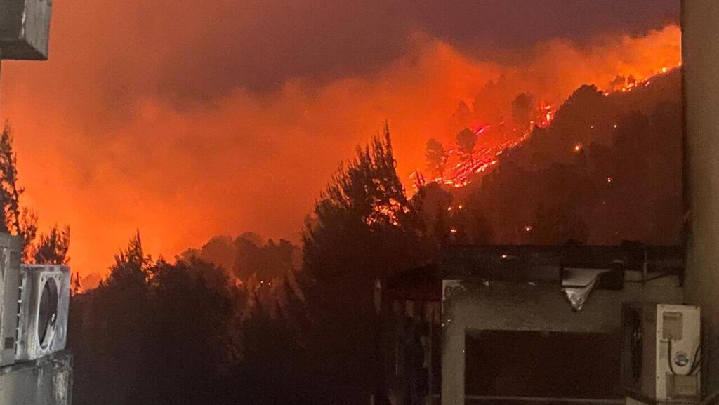 שריפה בקרית שמונה