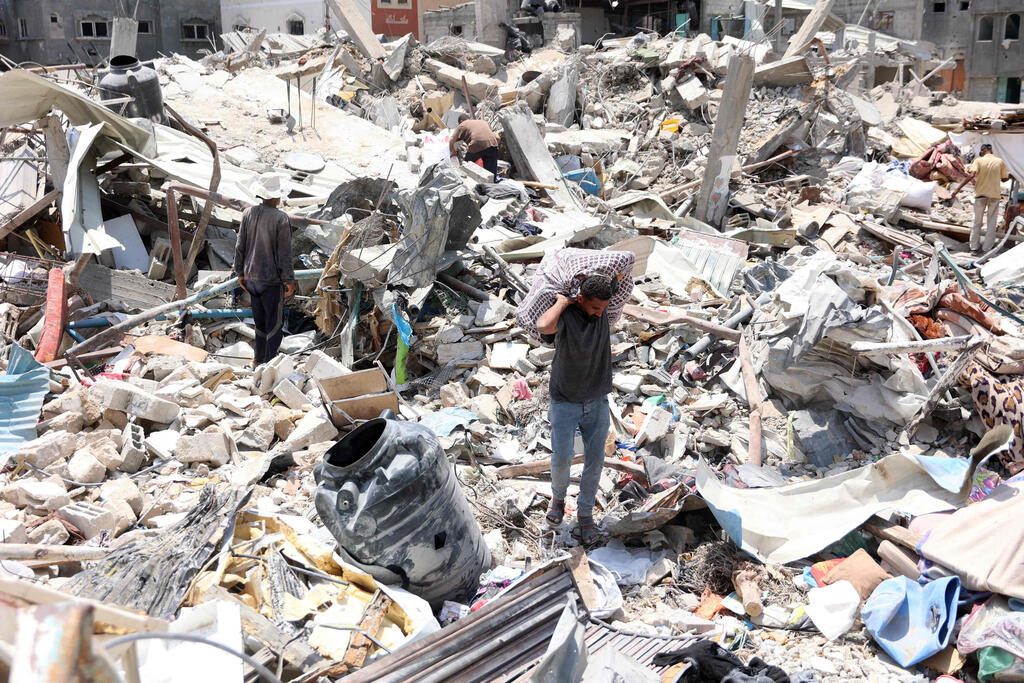 The results of Hamas embedding among the civilian population (Photo: Omar Al Qatta / AFP) הרס בג'באליה