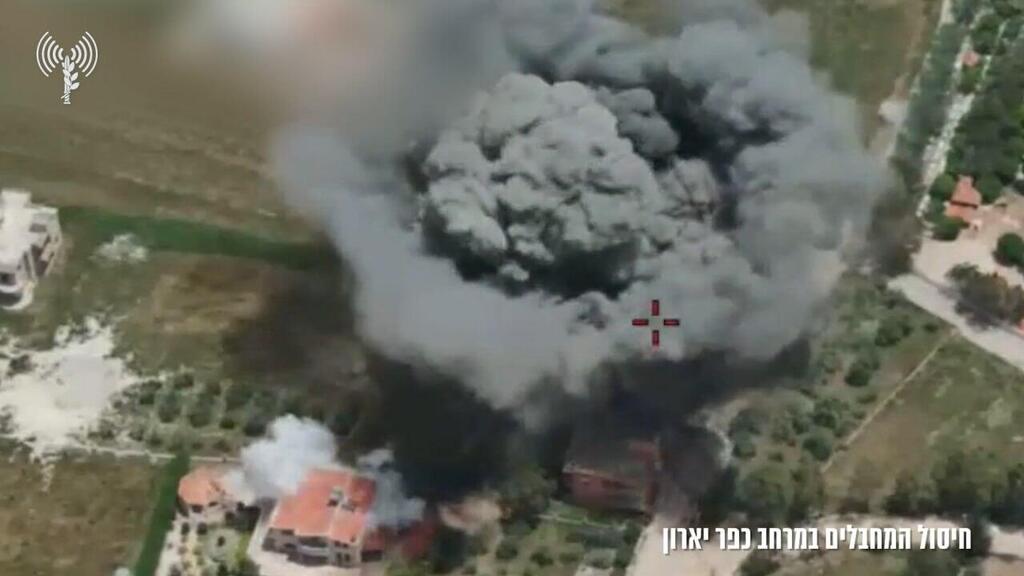 תיעוד מתקיפת מחבלי חיזבאללה בעקבות זיהוי לוחמי יחידה 869 בלבנון