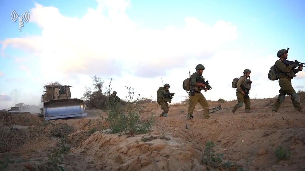 תיעוד מתקיפת המחבלים במתחם בית הספר של אונר"א ופעילות הכוחות במרכז רצועת עזה