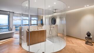 דירה עם מקלחת חלומית, תכנון ועיצוב: צביה קזיוף
