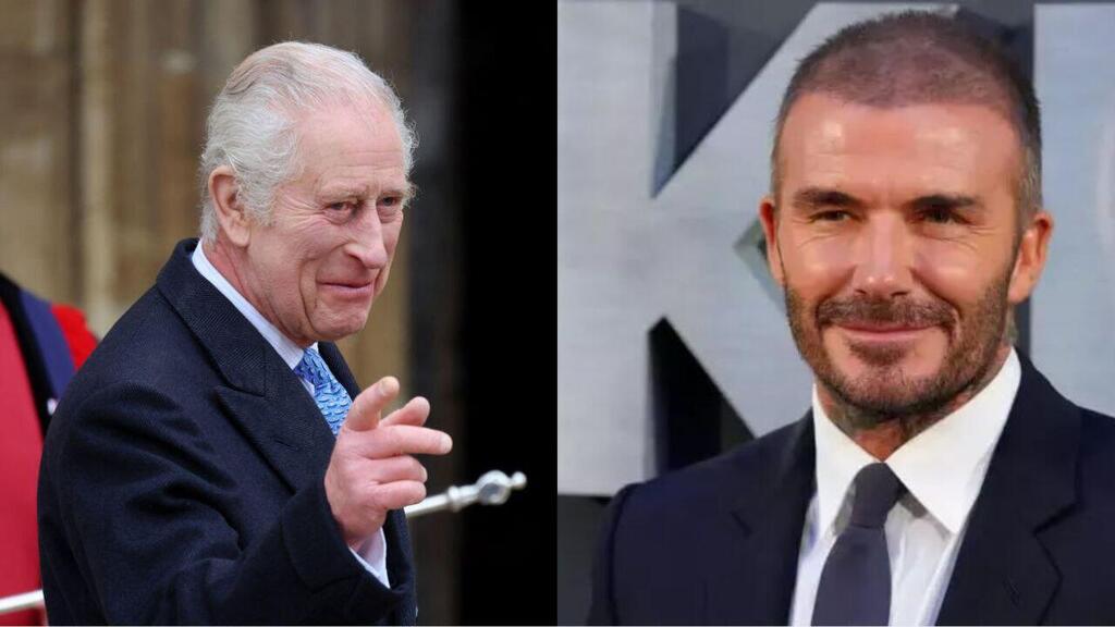 King Charles and David Beckham 