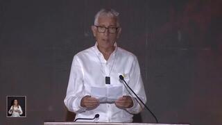 בטקס בגבעת התחמושת: שי חרמש הוסיף ליזכור קריאה לשחרור החטופים