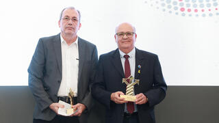 פרופ' חזי לוי וחנן מרקוביץ