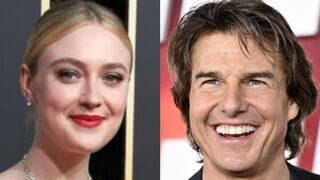 Dakota Fanning and Tom Cruise 