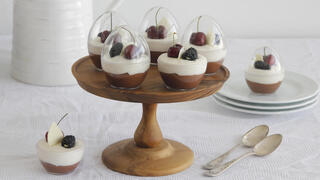 כוסות מוס שוקולד וקצפת