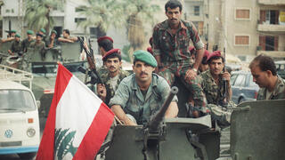צבא לבנון בפטרול בביירות