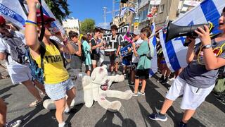 הפגנות של תלמידים ברחבי הארץ להחזרת החטופים - רחוב יהודה מכבי