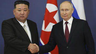 ולדימיר פוטין קים ג'ונג און פגישה ב רוסיה ספטמבר 