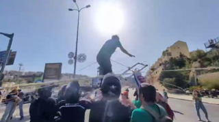 תיעוד מאלימות השוטרים כלפי המפגינים בירושלים