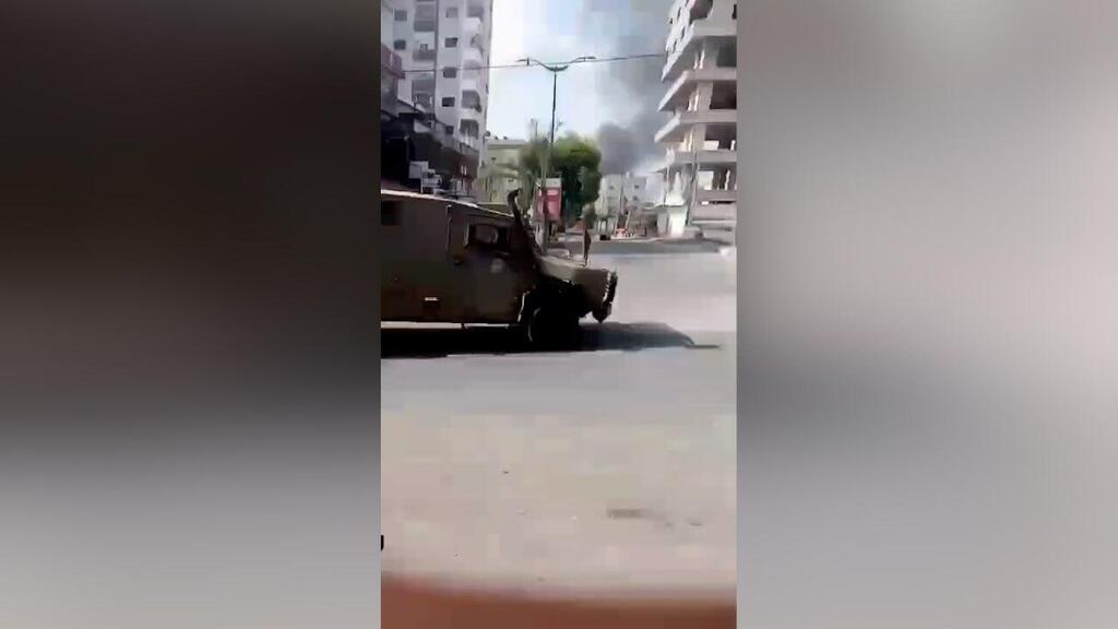 כוחות צה"ל נכנסים לאחר שאזרח ישראלי נורה בקלקיליה