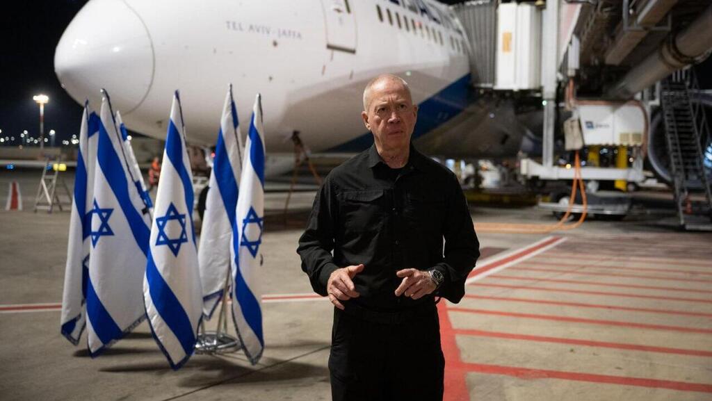 יואב גלנט ממריא לוושינגטון