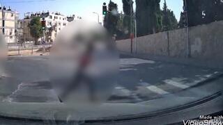 לד בן 10 נפגע באורח בינוני מפגיעת רכב פרטי בצומת הרחובות חטיבת הראל וארץ חפץ בירושלים