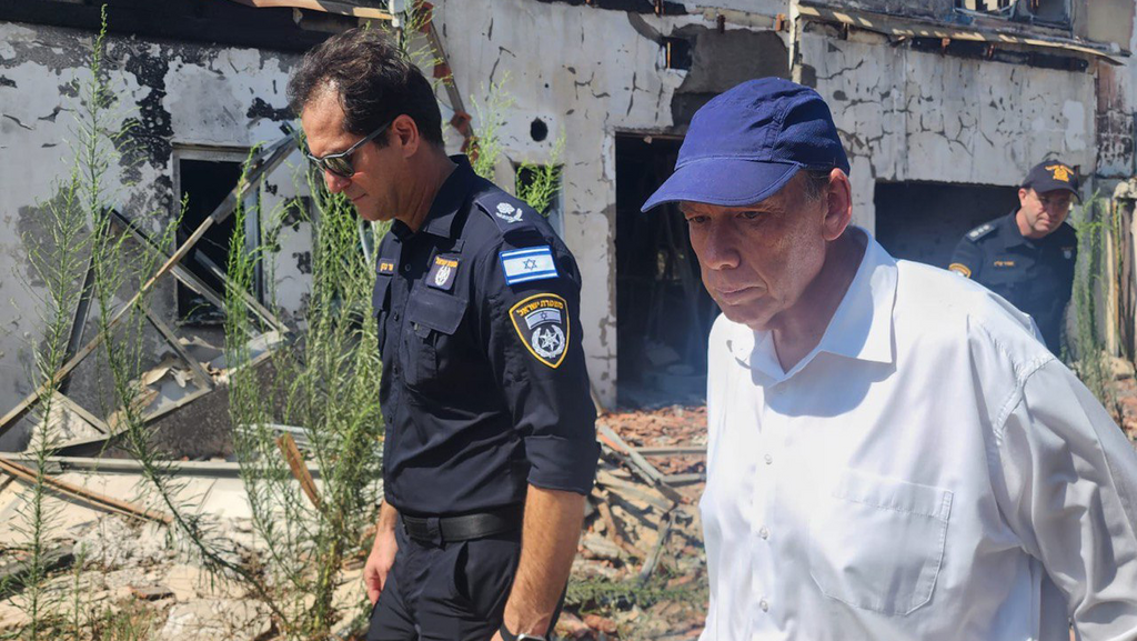 ביקור מבקר המדינה מתניהו אנגלמן בעוטף עזה