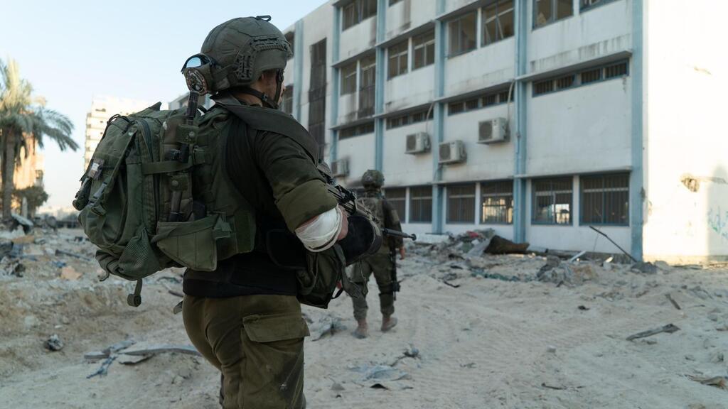 תיעוד מהרחפן במהלך איתור פיר בבית ממולכד ברפיח שברצועת עזה