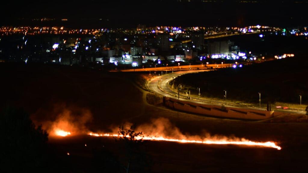 תיעוד מהשריפה בהר הצופים