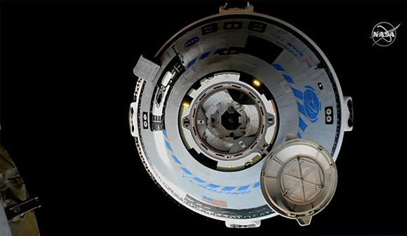 Wanting more time to review the data. Boeing's manned Starliner spacecraft approaching docking at the International Space Station 