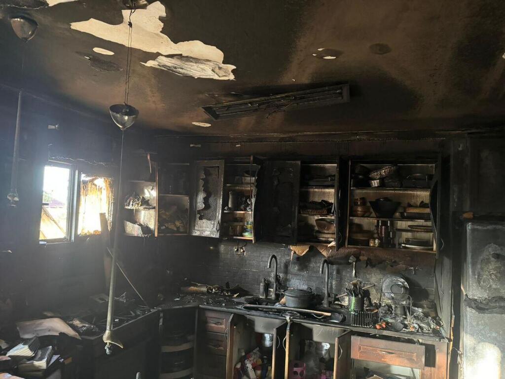 הדירה שנשרפה בכוכב יעקב בבנימין