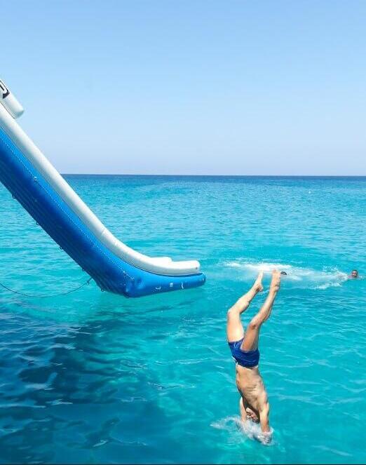 Cruising on the Blue Lagoon 