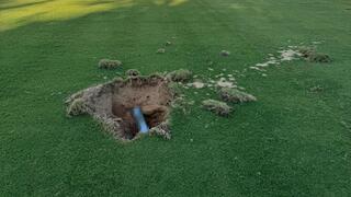 פגיעת הרקטה באצטדיון בקריית שמונה