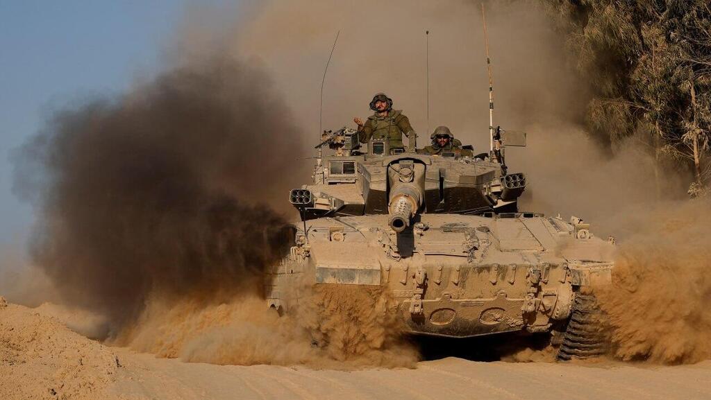 פעילות צה"ל רצועת עזה טנקים טנקיסטים מלחמת חרבות ברזל