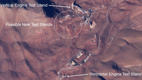 איראן צילום לוויין של בסיס חוג'יר הרחבה של אתר ל ייצור טילים