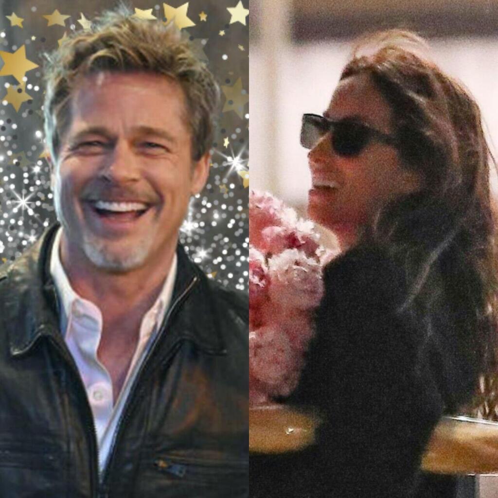 Brad Pitt and Ines de Ramon 