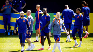 נבחרת הולנד באימון בוולפסבורג