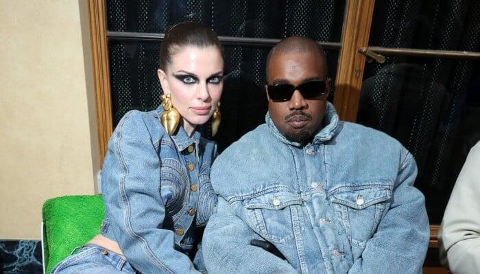 Julia Fox and Kanye West 