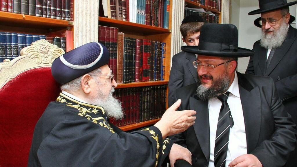 הרב יהודה דרעי עם הרב עובדיה יוסף