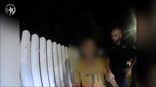 תיעוד מצלמות גוף מרגע מעצר תושב הדרום הבוזז את הבתים בקריית שמונה