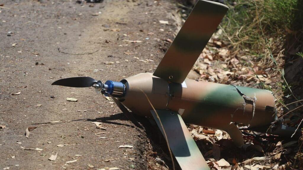 חלקי כטב"מ של ארגון טרור חיזבאללה שנמצאו בכברי