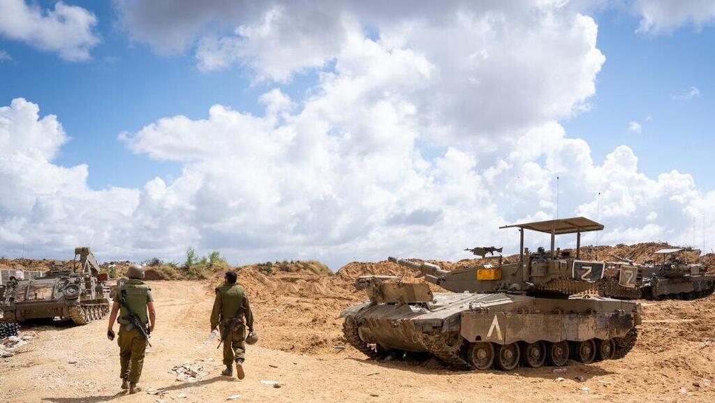 לוחמי צה"ל פועלים במרכז העיר עזה