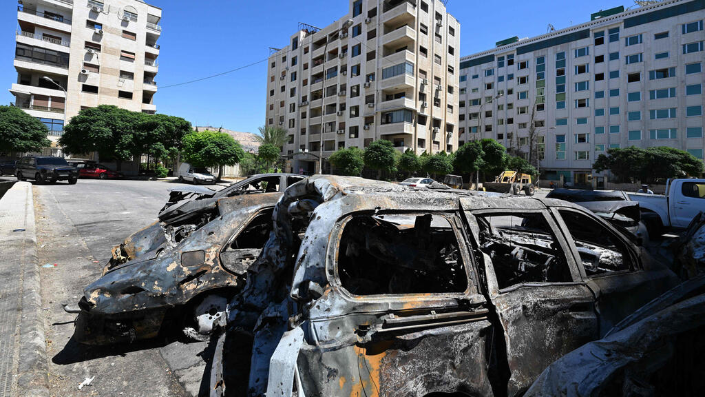 תיעוד: התקיפה הישראלית בפרברי דמשק