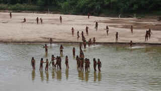 פרו תמונות של שבט הילידים ה מבודד ב אמזונס מאשקו פירו